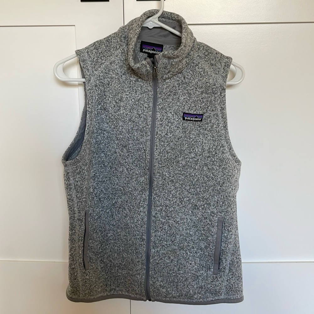 Grey Patagonia Better Sweater Fleece Vest Womens Size Medium